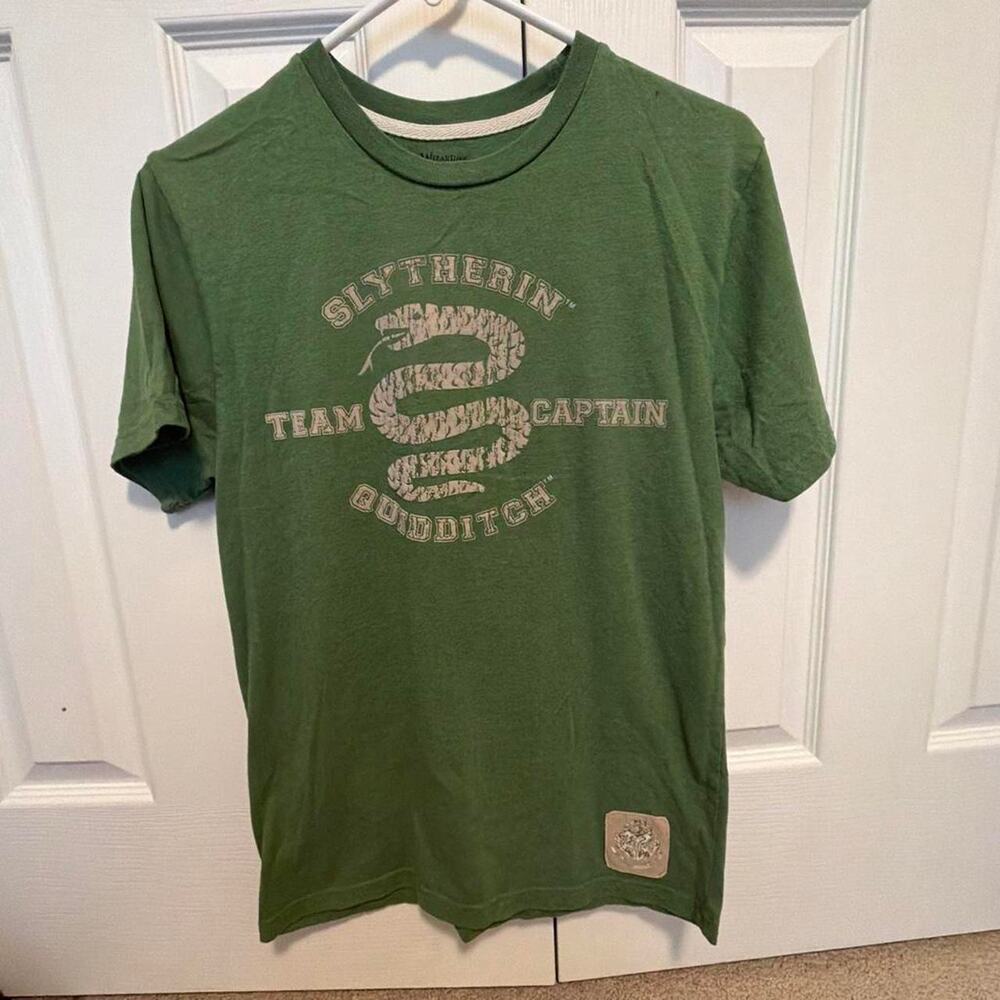Green slytherin team captain quidditch
